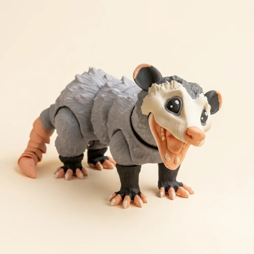 Boo the opossum Flexi Toy