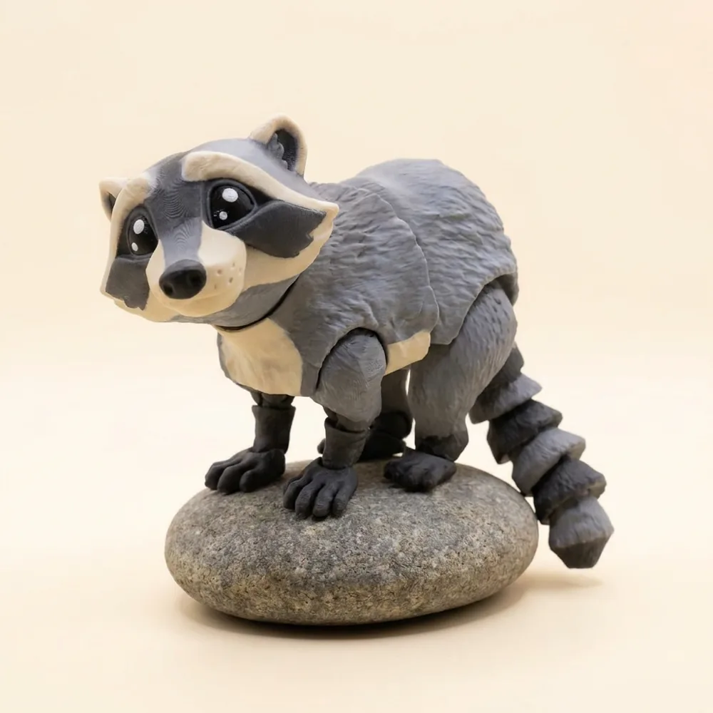 Oodle the raccoon Flexi Toy