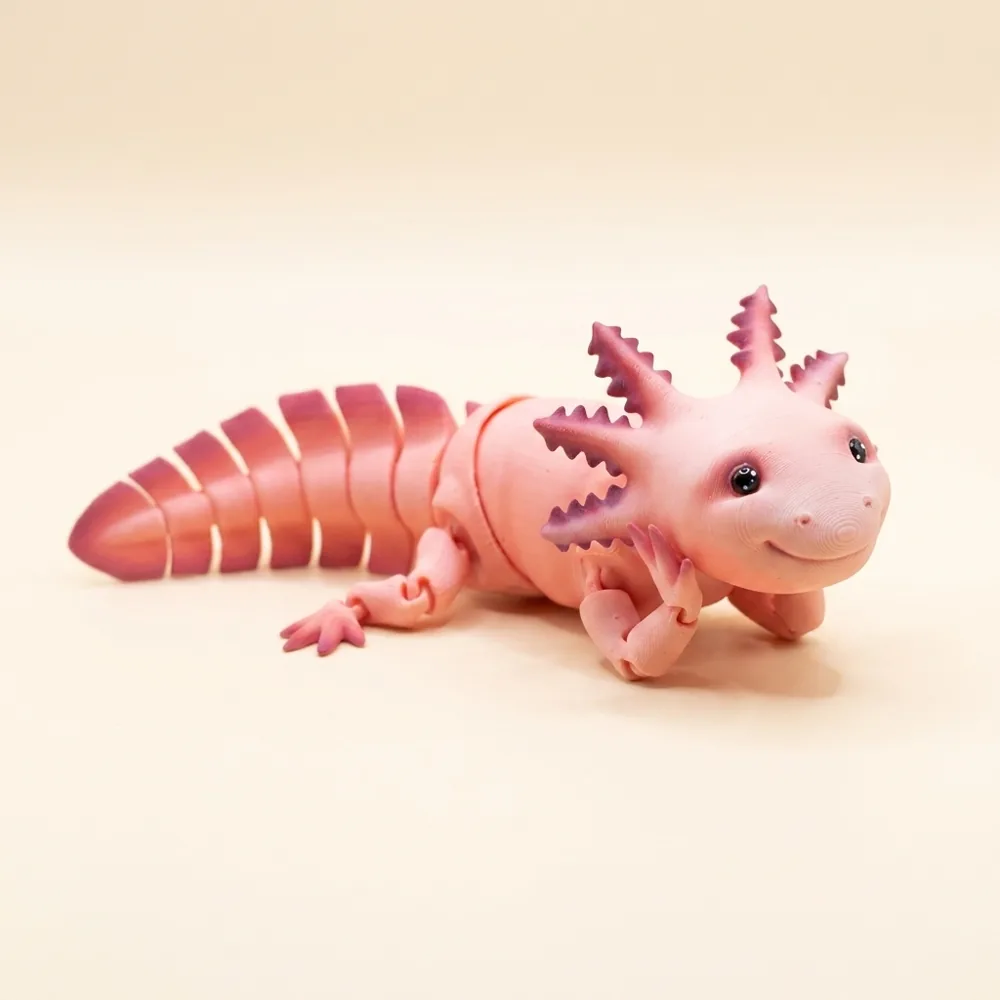Pearl the axolotl Flexi Toy