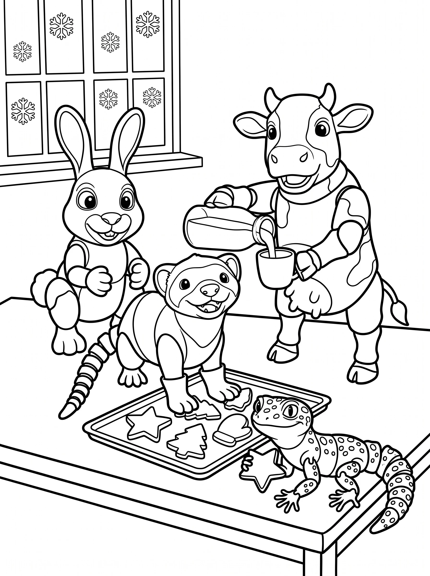 Cookie Day coloring page