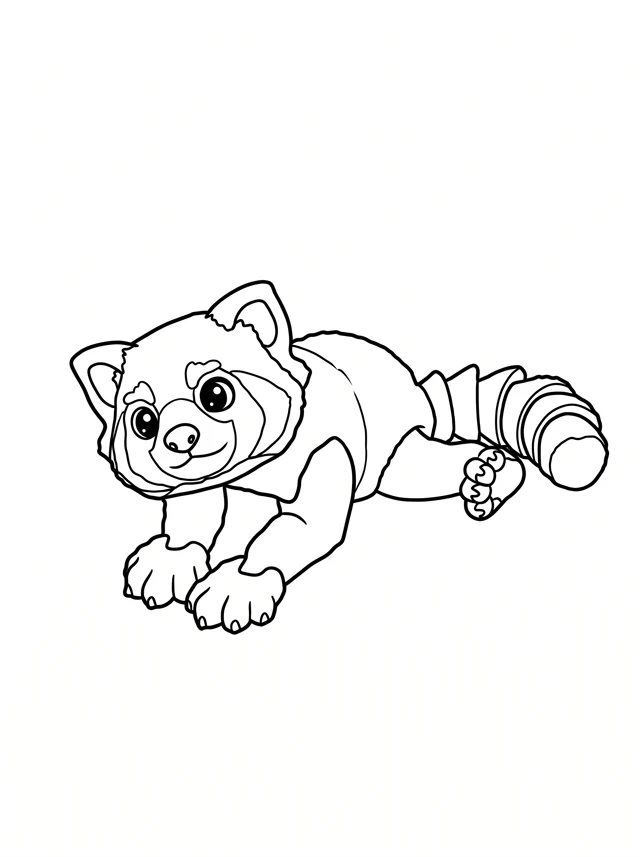 Pom coloring page