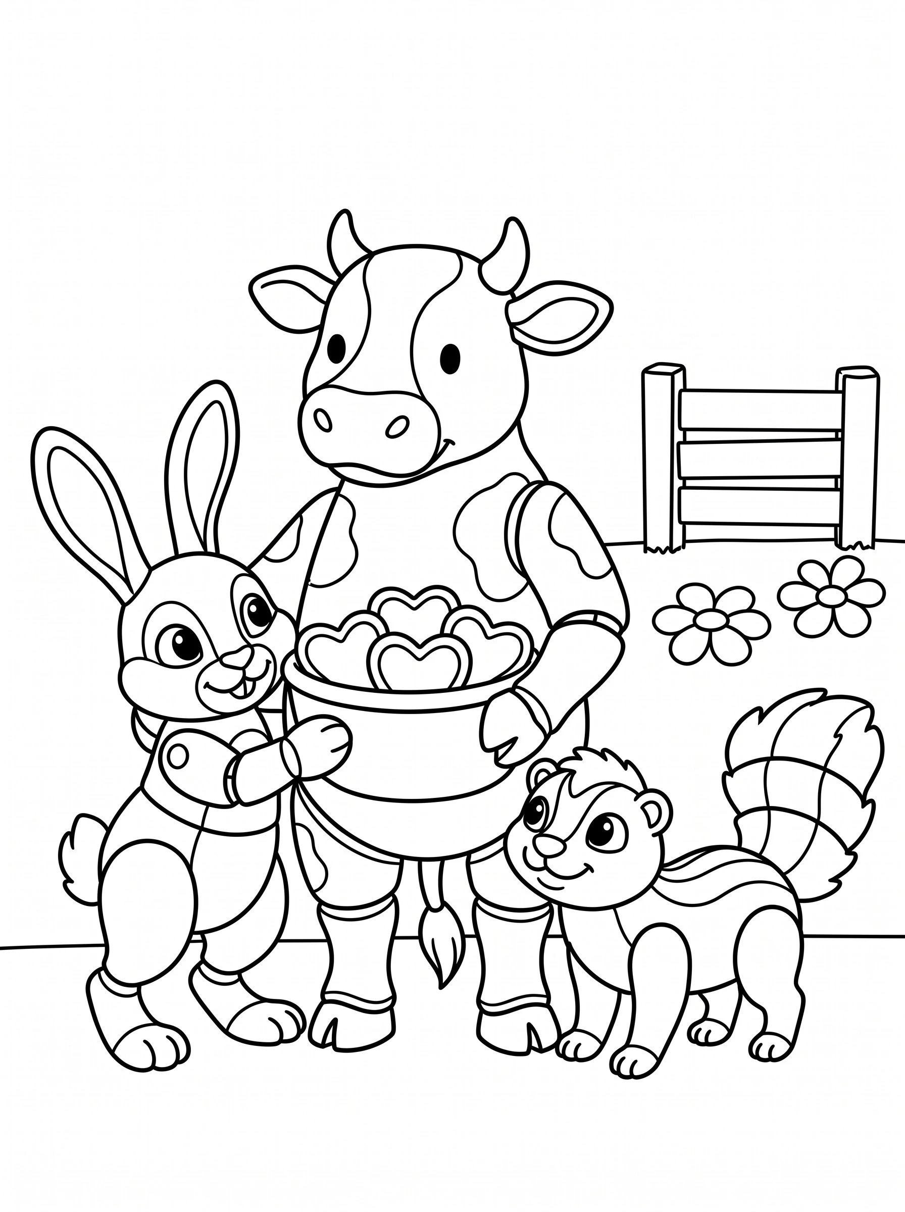 Cookie Delivery coloring page