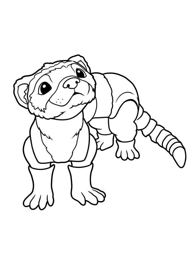 Preview of Zip coloring page